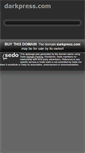 Mobile Screenshot of darkpress.com